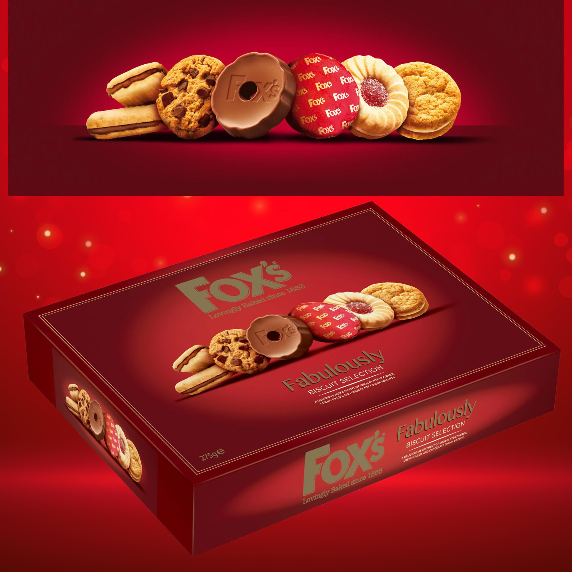 Fox's Fabulously Biscuit Selection- 550g Biscuits, Chocolate Box